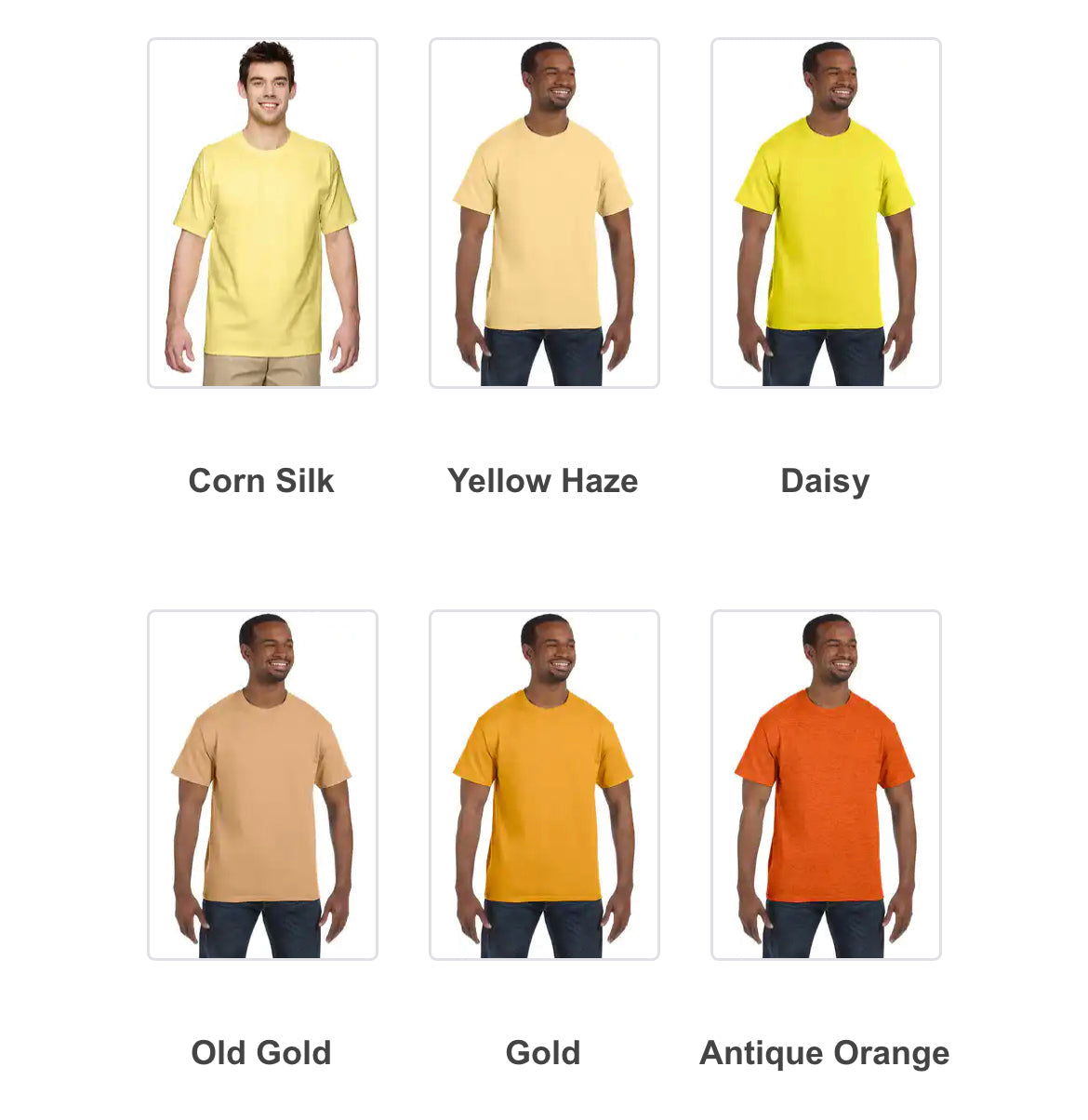 Gildan yellow sales